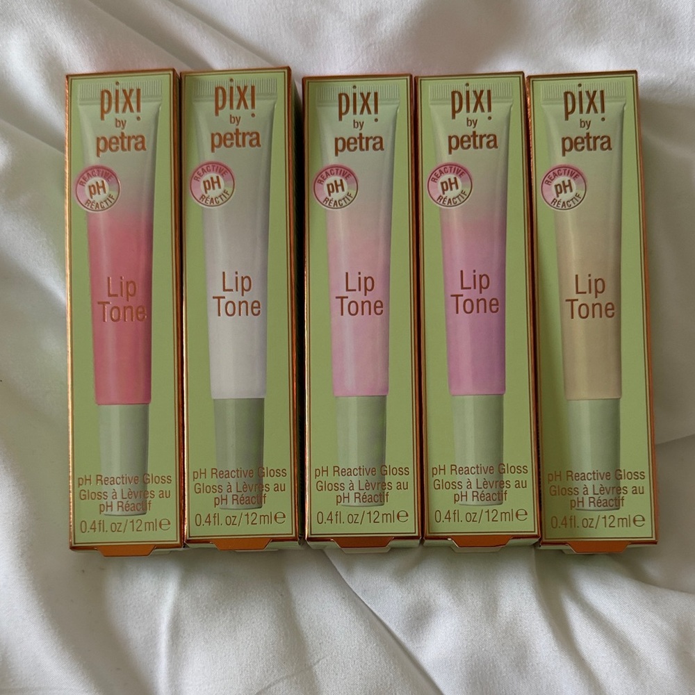 NEW Pixi by Petra Lip Tone pH Reactive Gloss Set — Pastel Shades